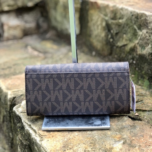 Michael Kors Jet Set Travel Carryall Brown Acorn - Picture 2 of 3